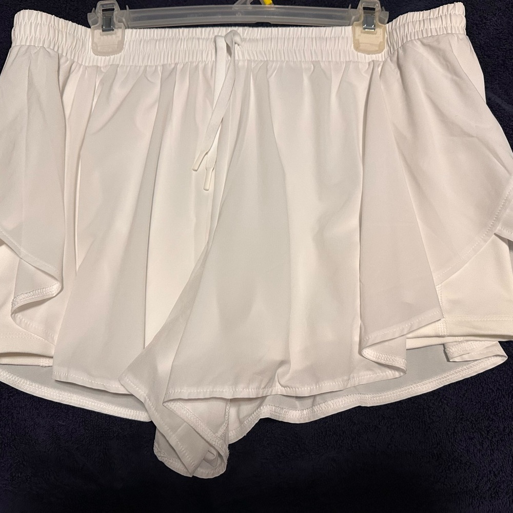 All in Motion Women's Athletic White Shorts